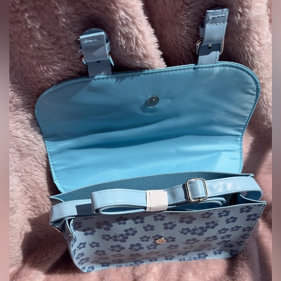 Disney Stitch Blue Satchel Bag • “Going With The Flow” • Kawaii Crossbody Purse - Picture 3 of 4